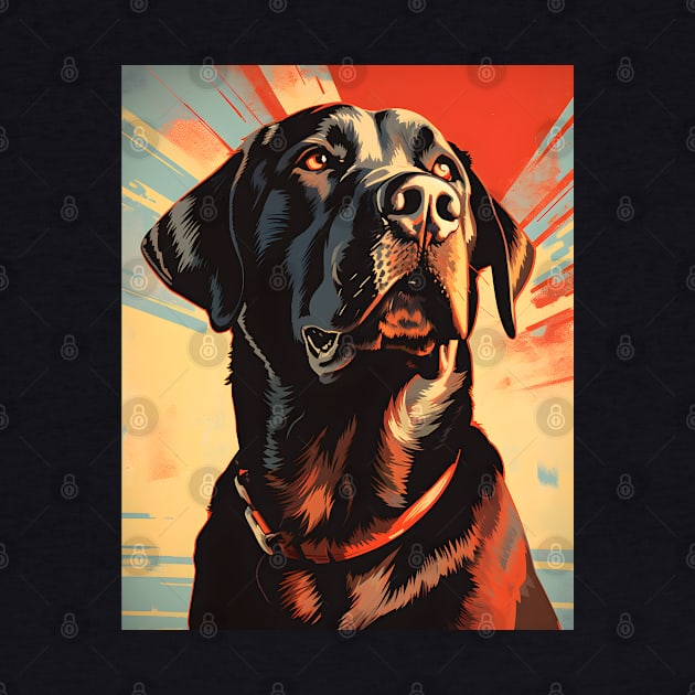 Pop Art Labrador Retriever by Chromatic Fusion Studio